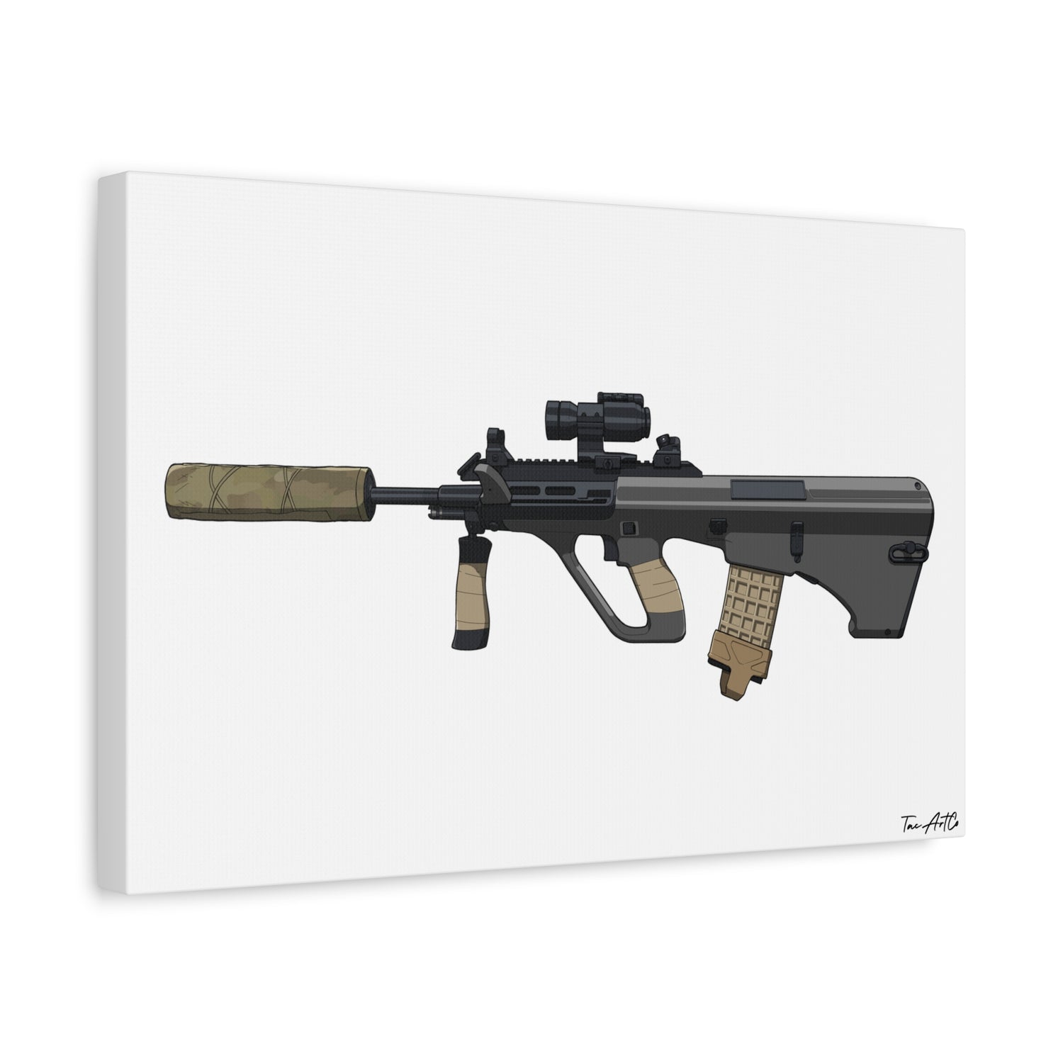 Steyr AUG – Bullpup Rifle Canvas Print
