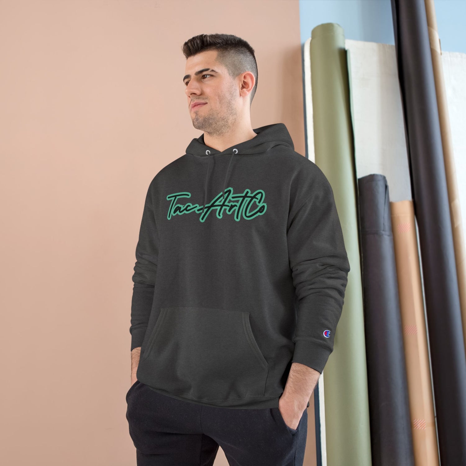 TacArtCo Logo - Champion Hoodie
