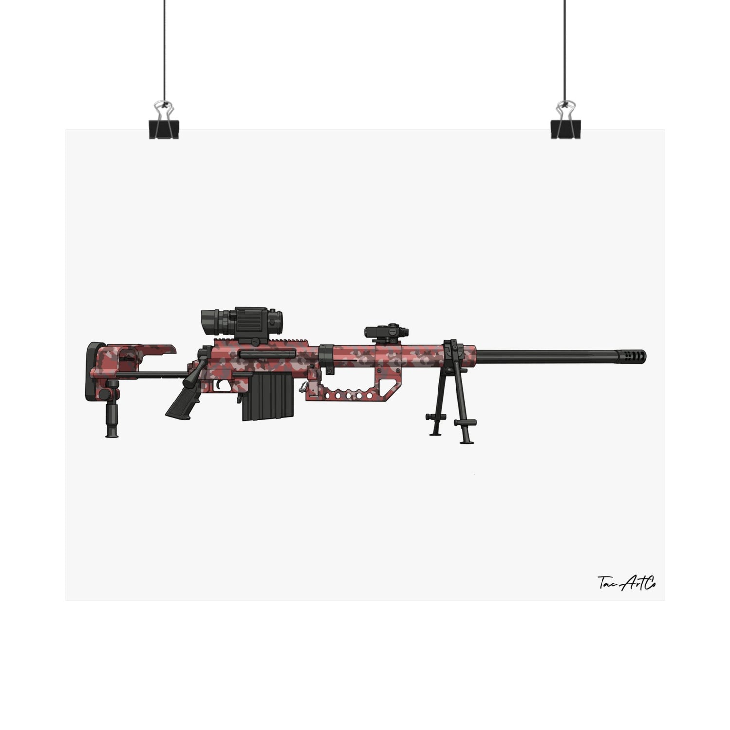 M200 Intervention COD Classic - Matte Poster