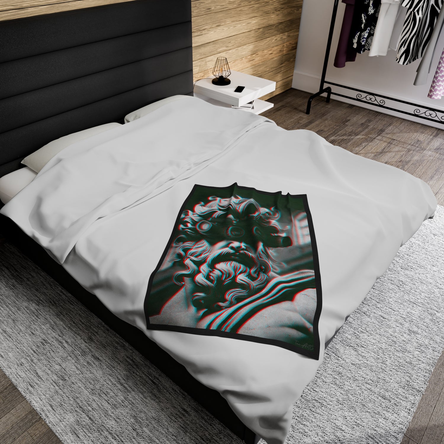Greek Nods - Velveteen Plush Blanket