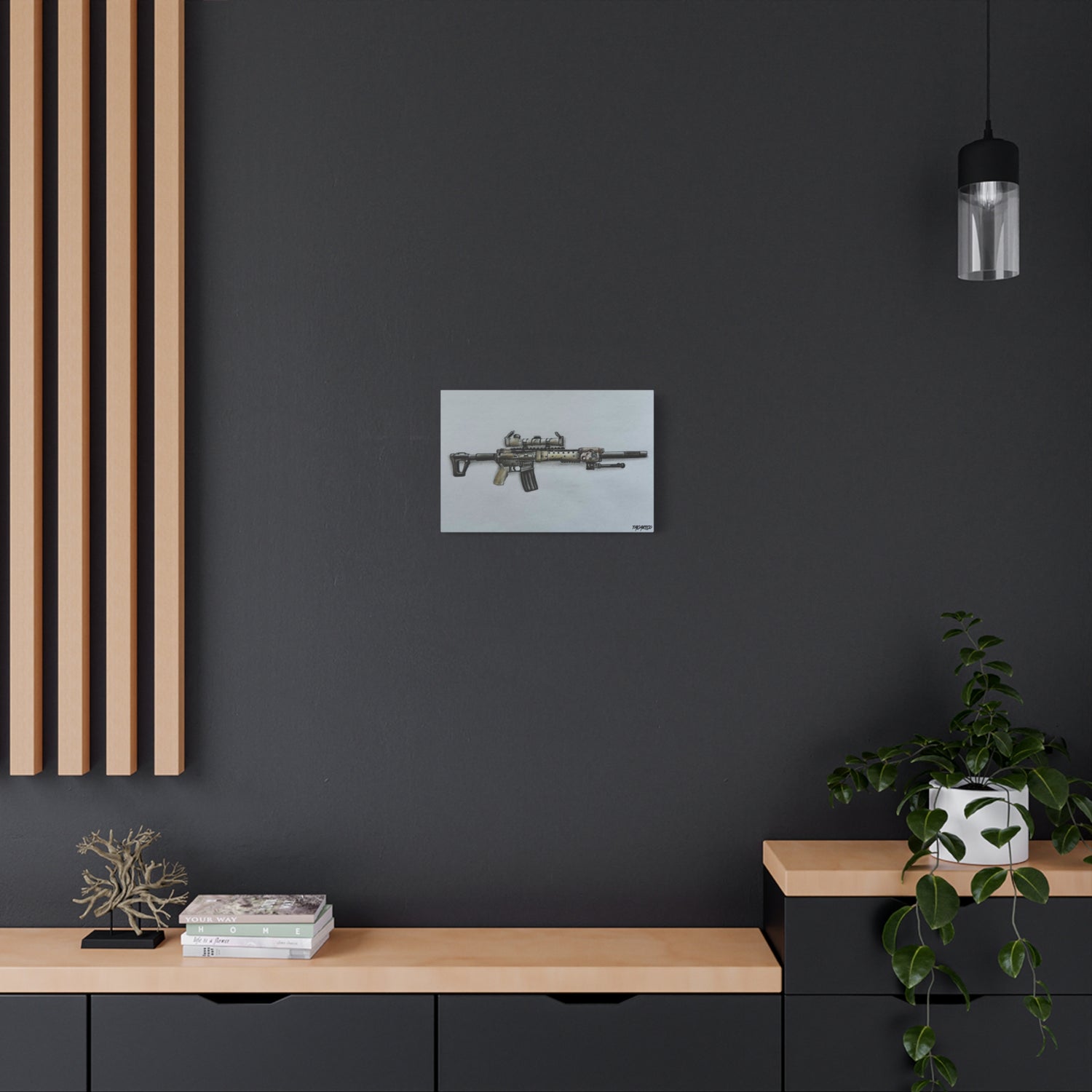 MK12 Mod H – Recce Rifle Canvas Print