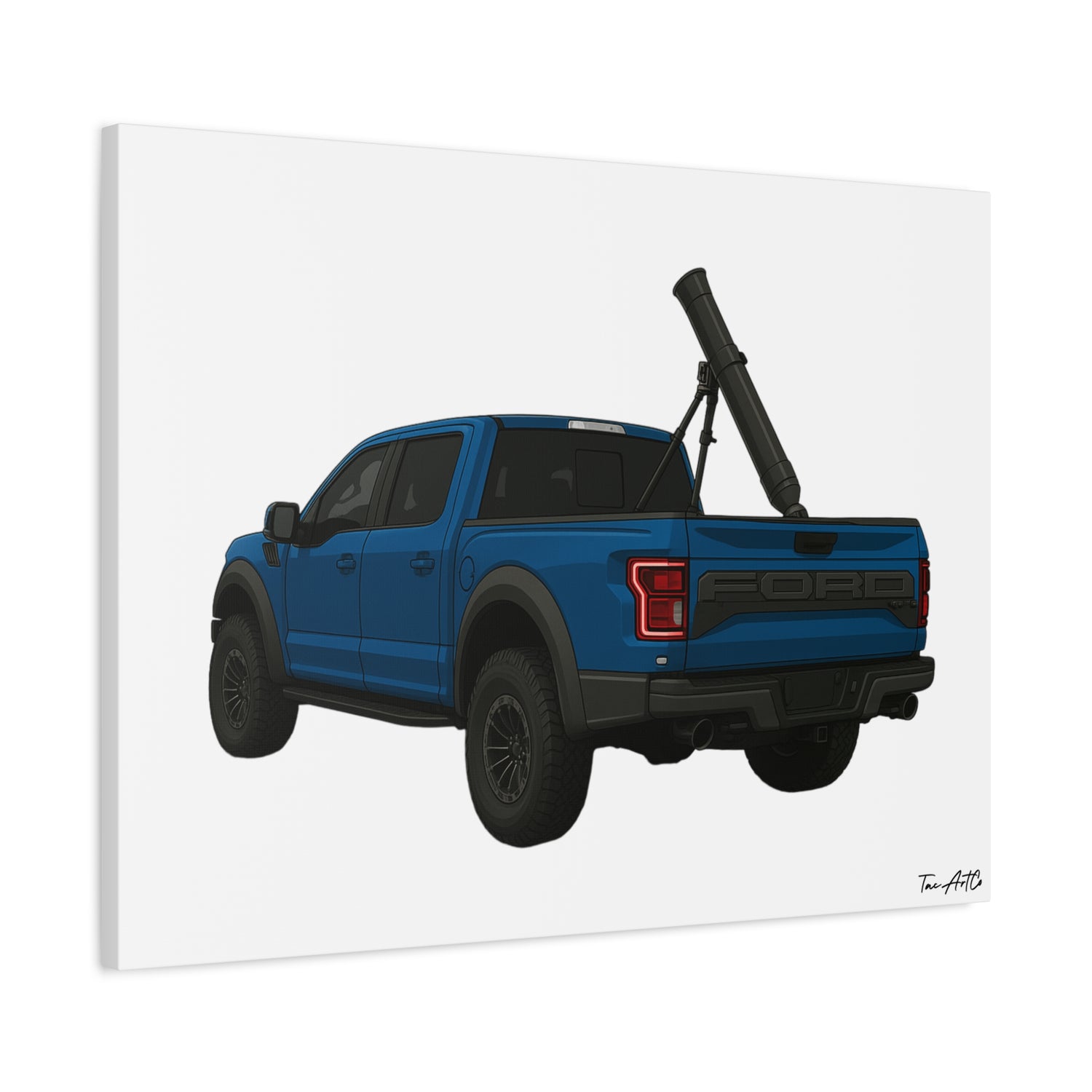 Heavy Payload – Raptor Mortar Rig Canvas Print