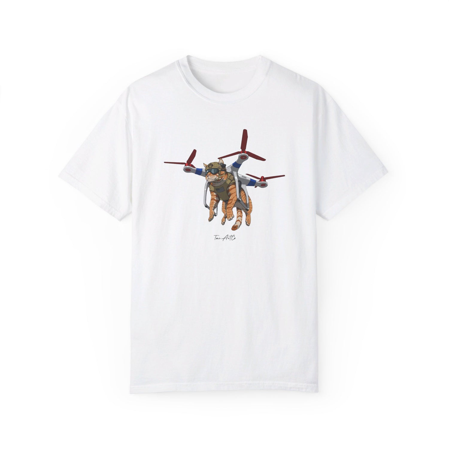 Drone Cat - Comfort Color 1717 Tee