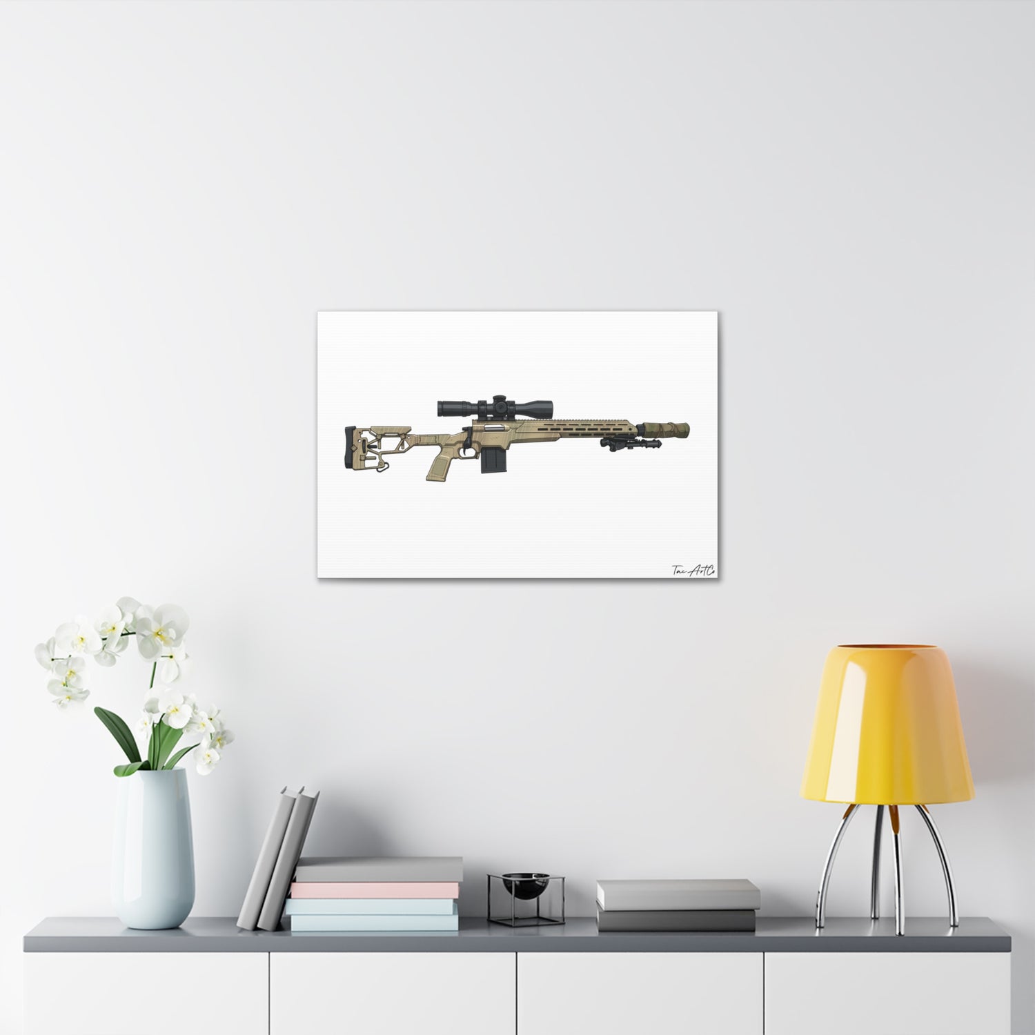 Bolt Gun v1 - Canvas Print