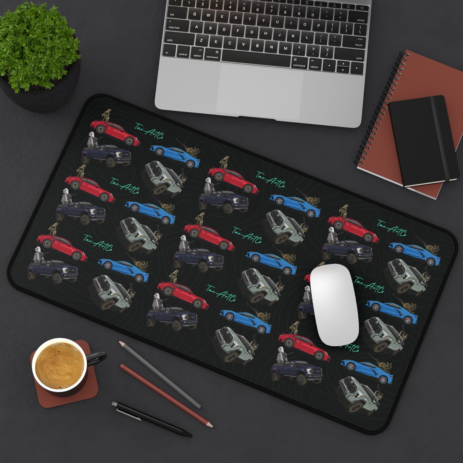 Technical Pattern - Desk Mat