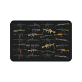 Firearm Assortment V2 (w/logo) – Desk Mat