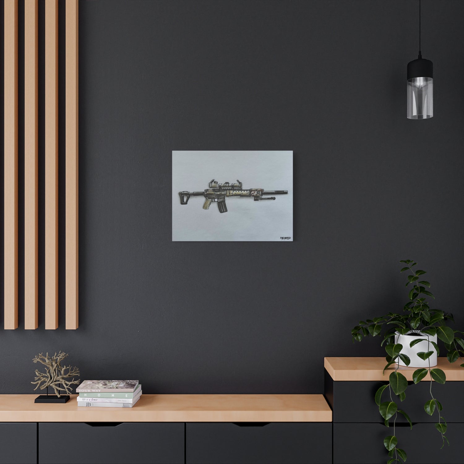 MK12 Mod H – Recce Rifle Canvas Print