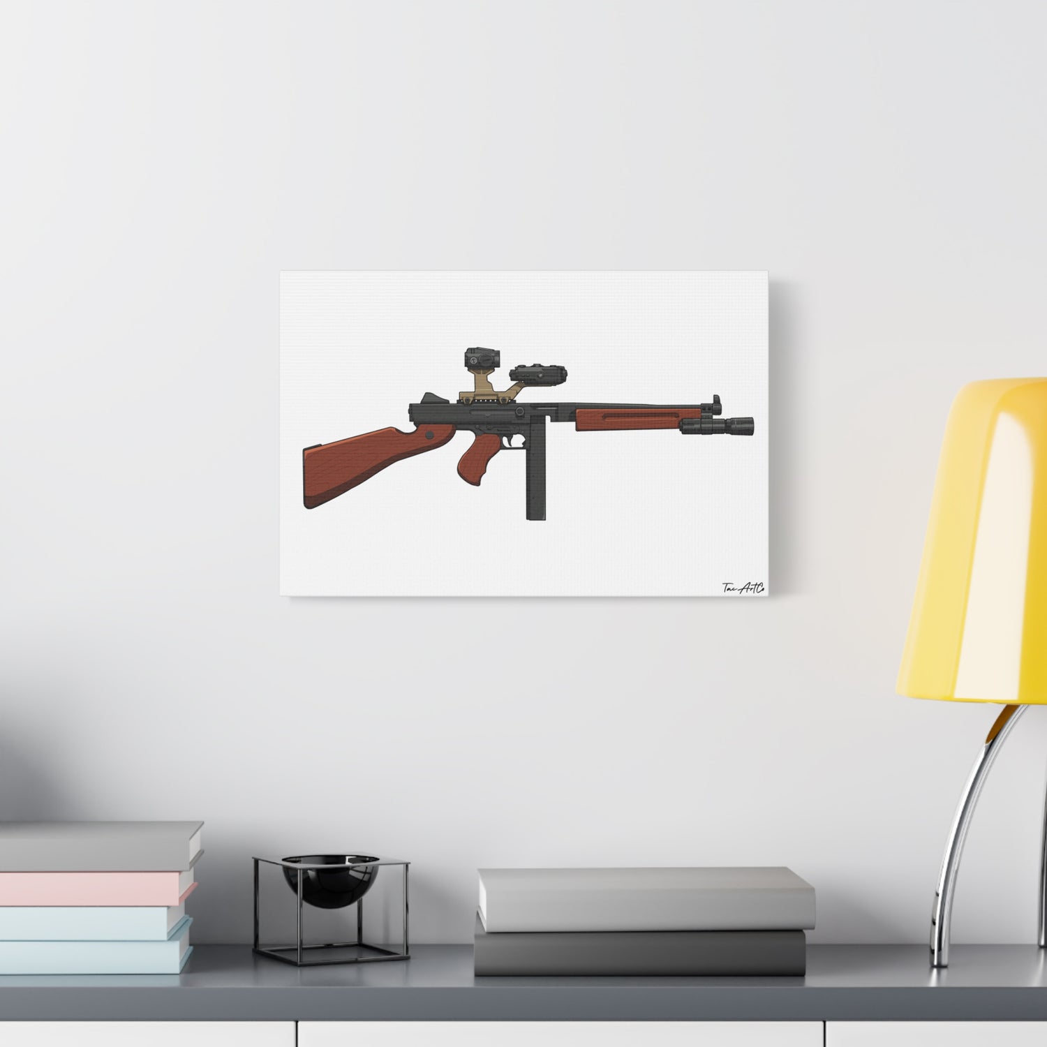 Tacticool Tommy – Modern Thompson Canvas Print