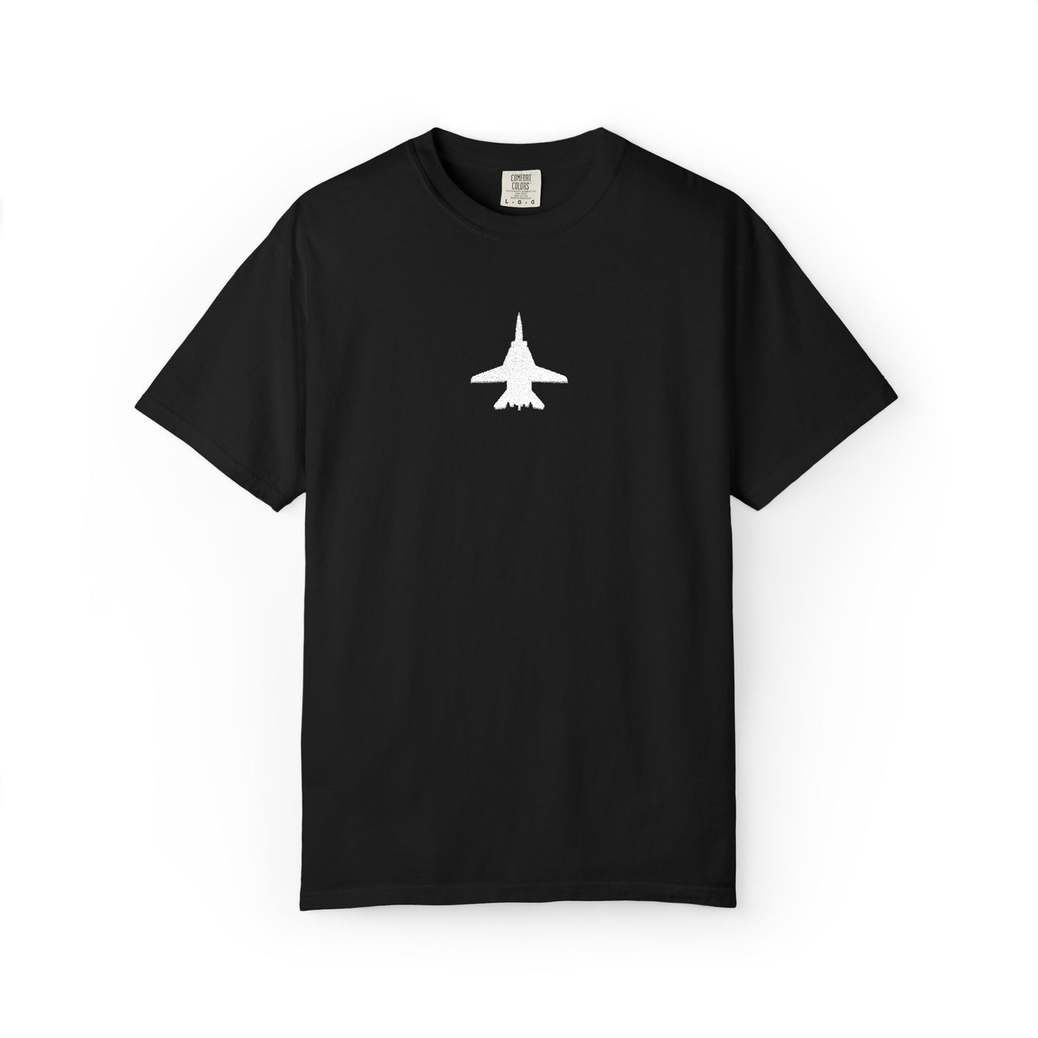 F-14 Tomcat Top View – Embroidered Tee