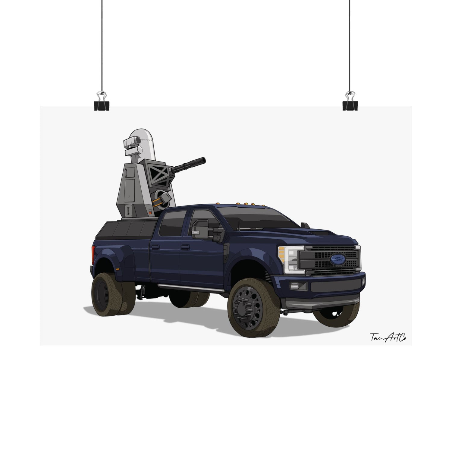 F350 Technical - Matte Poster