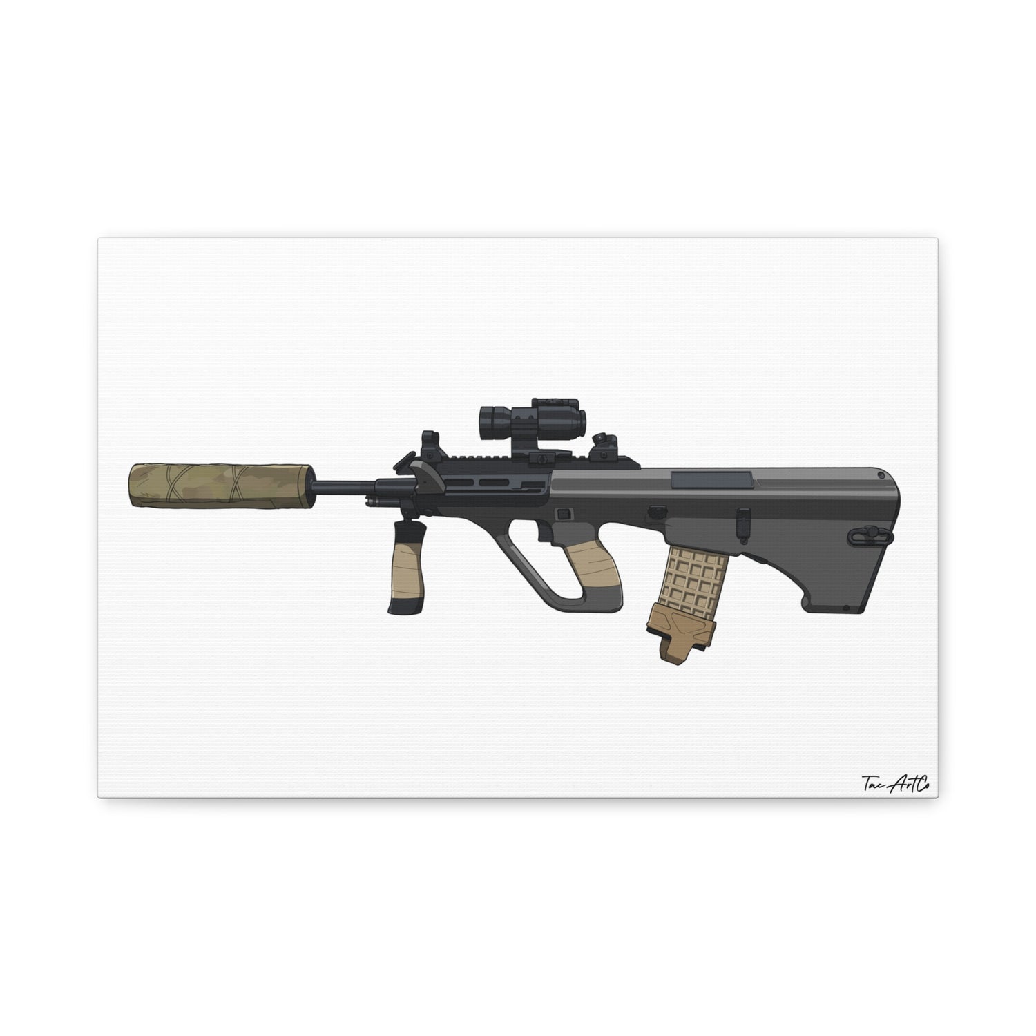 Steyr AUG – Bullpup Rifle Canvas Print