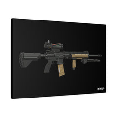 M27 IAR - Canvas Print (Black Background) — product view