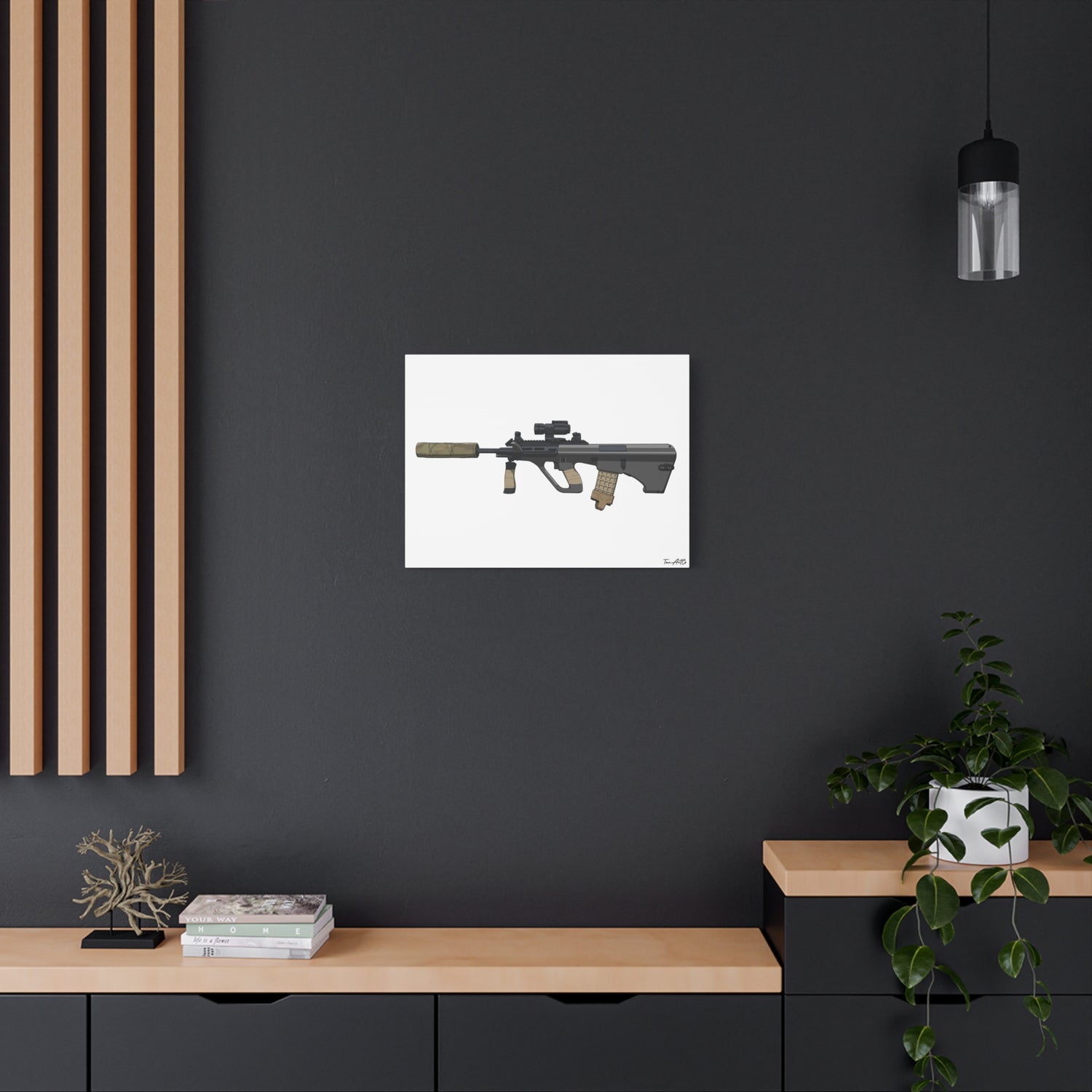 Steyr AUG – Bullpup Rifle Canvas Print