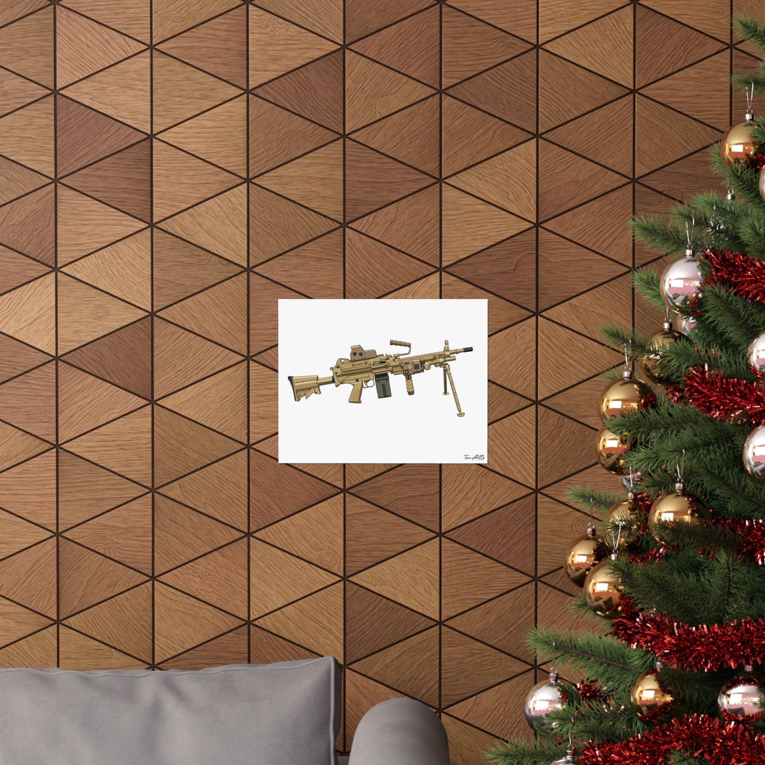 M249 LMG - Matte Poster