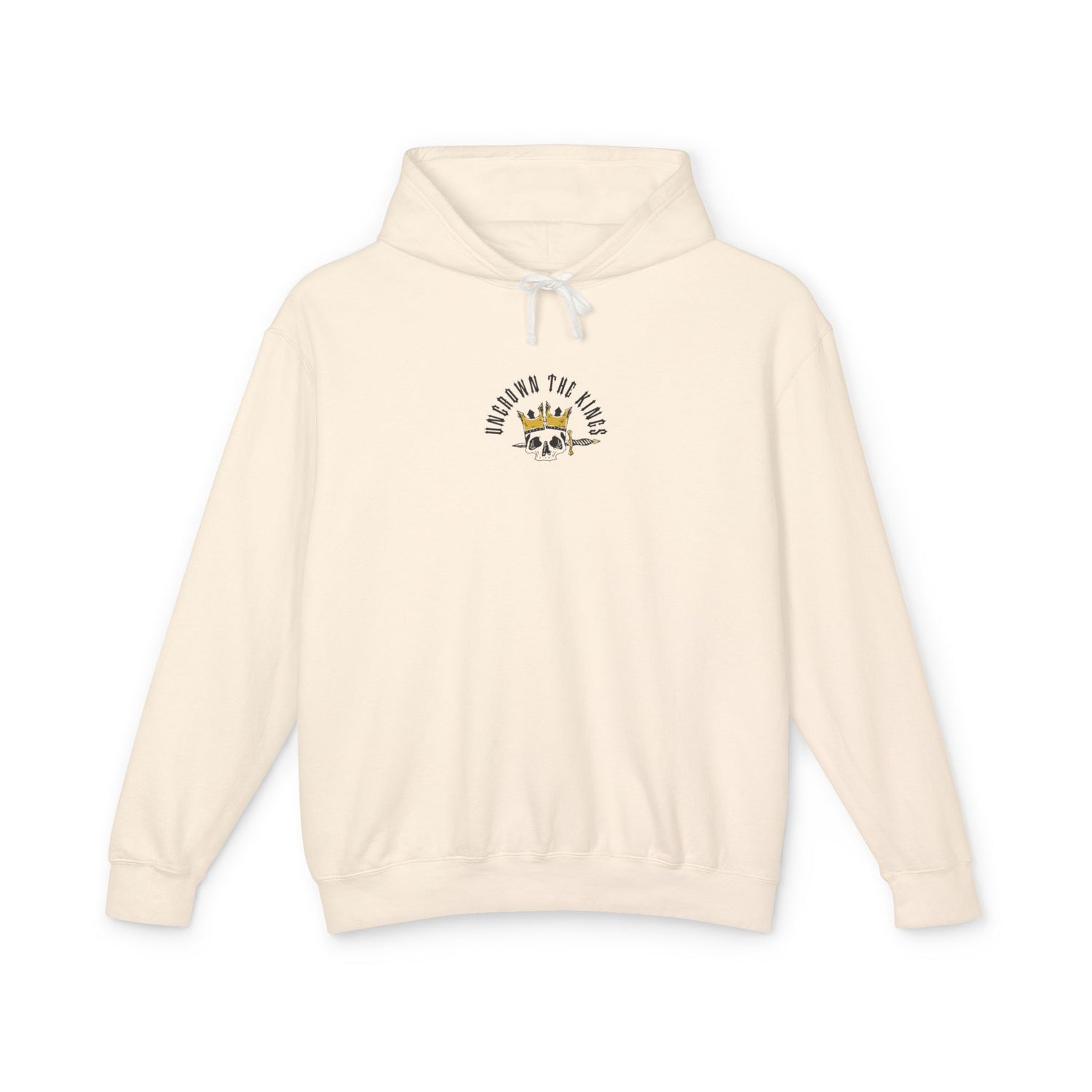 Uncrown The Kings (Small Logo v1) - Comfort Colors Lightweight Hoodie