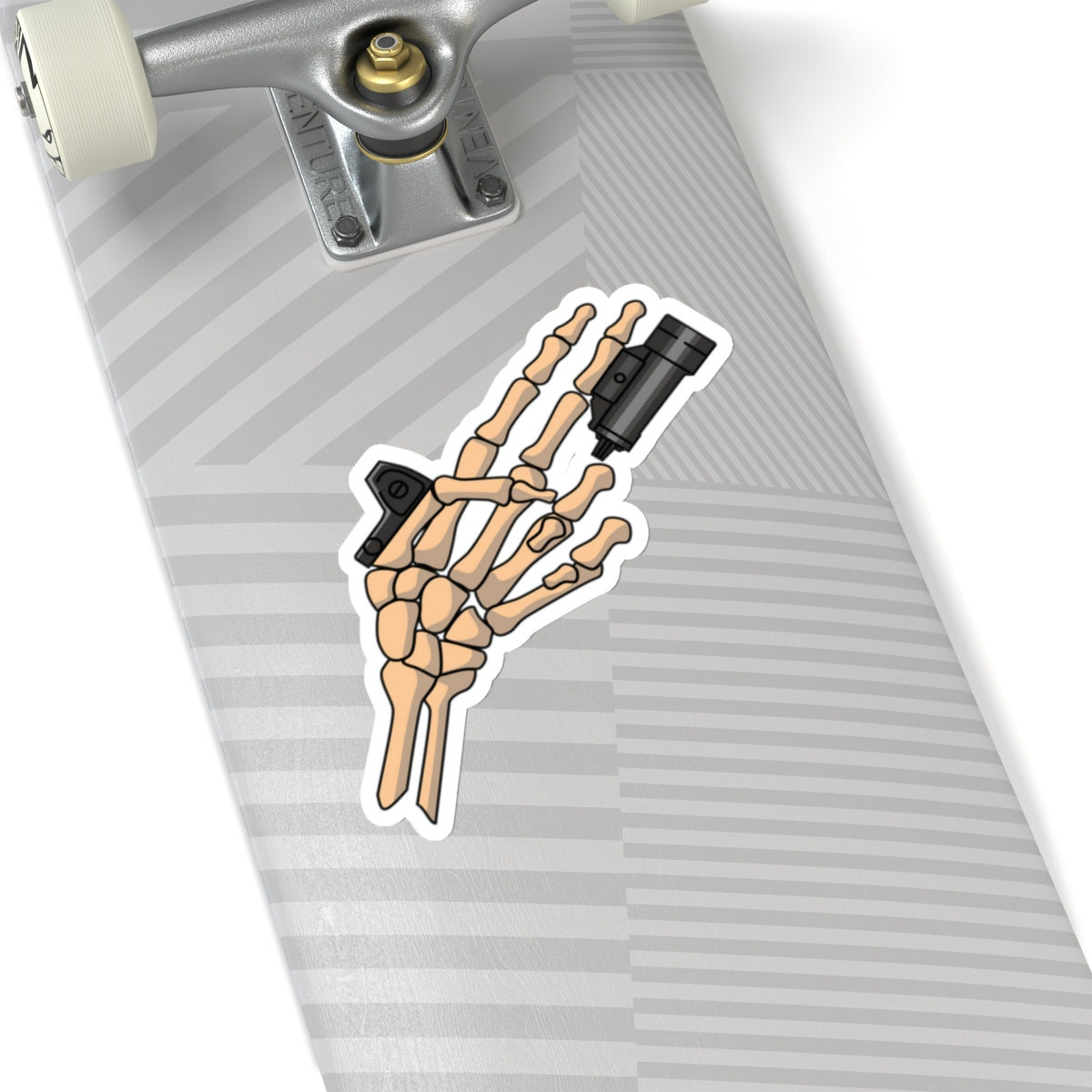 TacArt Skeleton Finger Gun v1 - Sticker