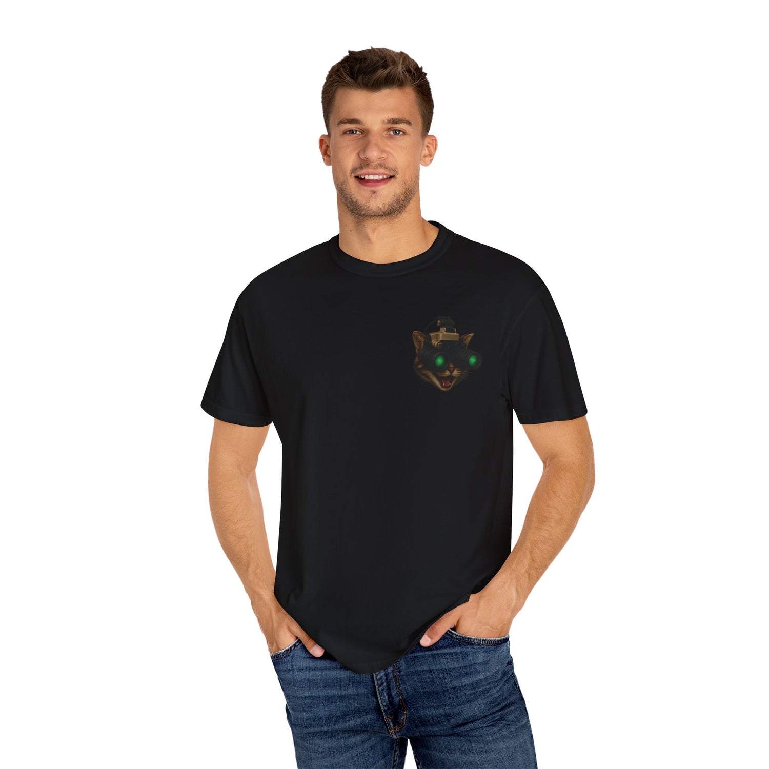 Tactical Purrator Shirt – Cat with NODs