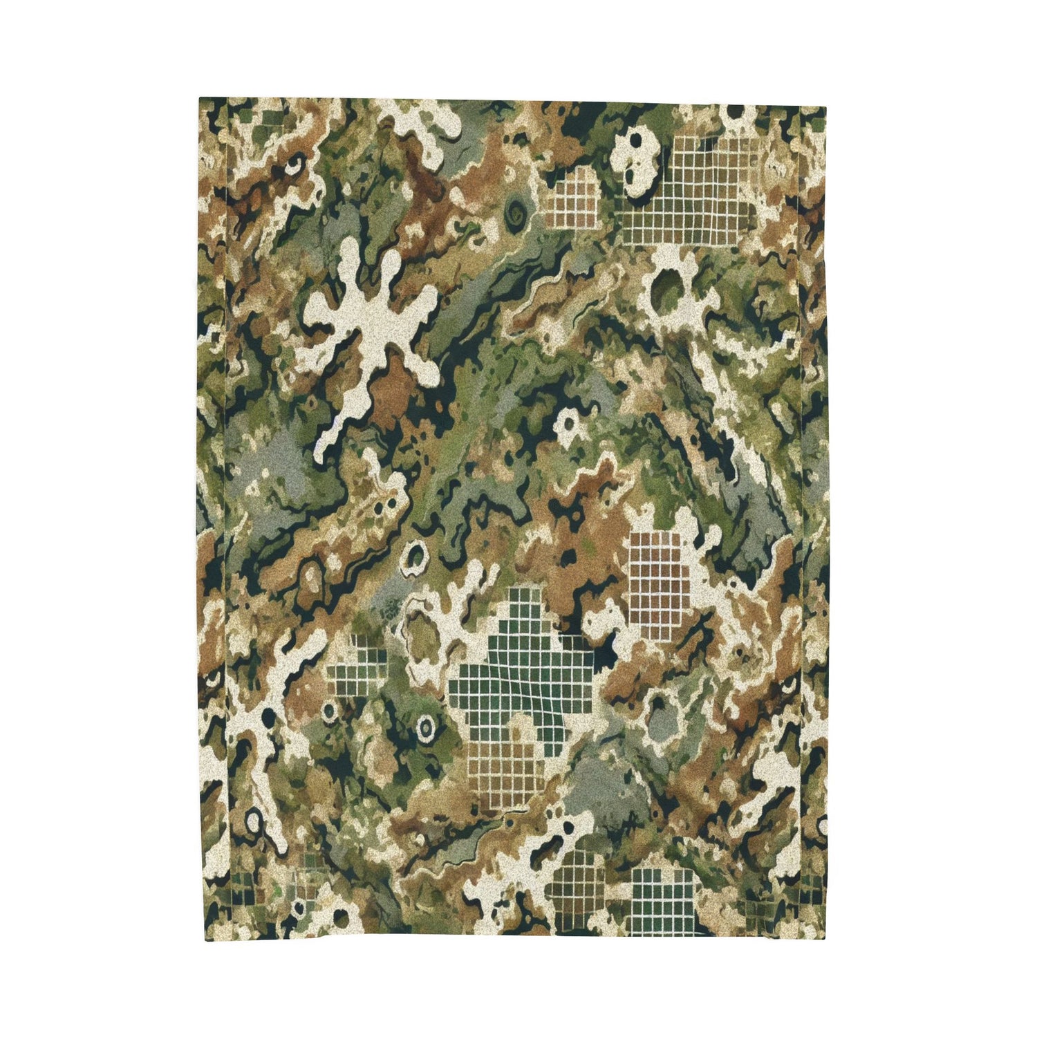 TacArtCo Camo V1 - Velveteen Plush Blanket