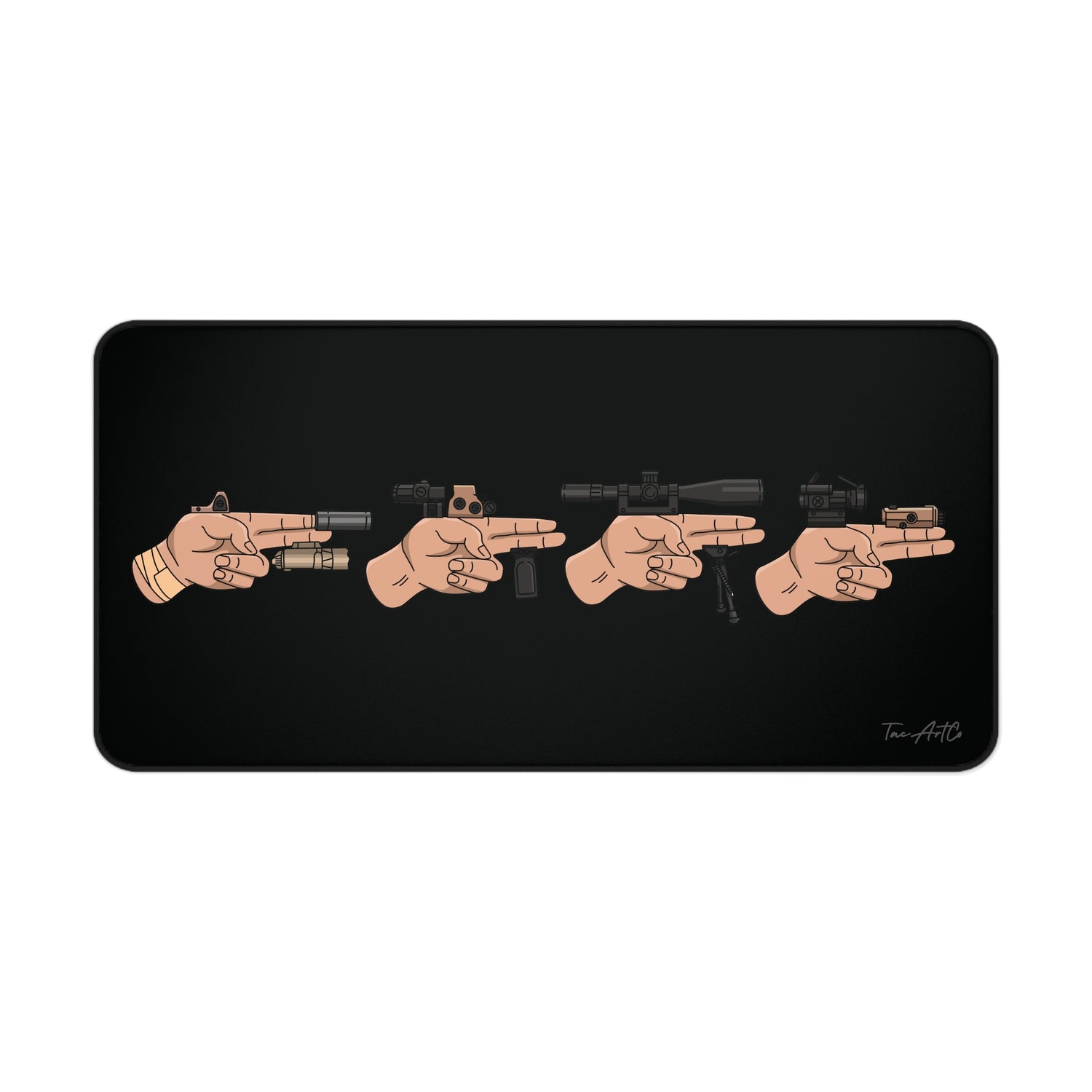 Finger Gun Set - Desk Mat