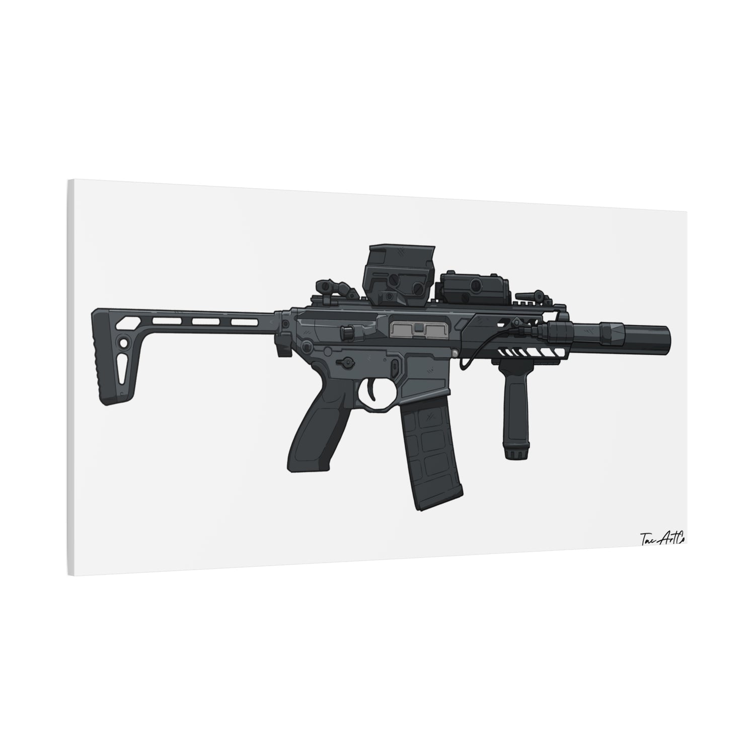 SIG MCX – Compact Rifle Canvas Print