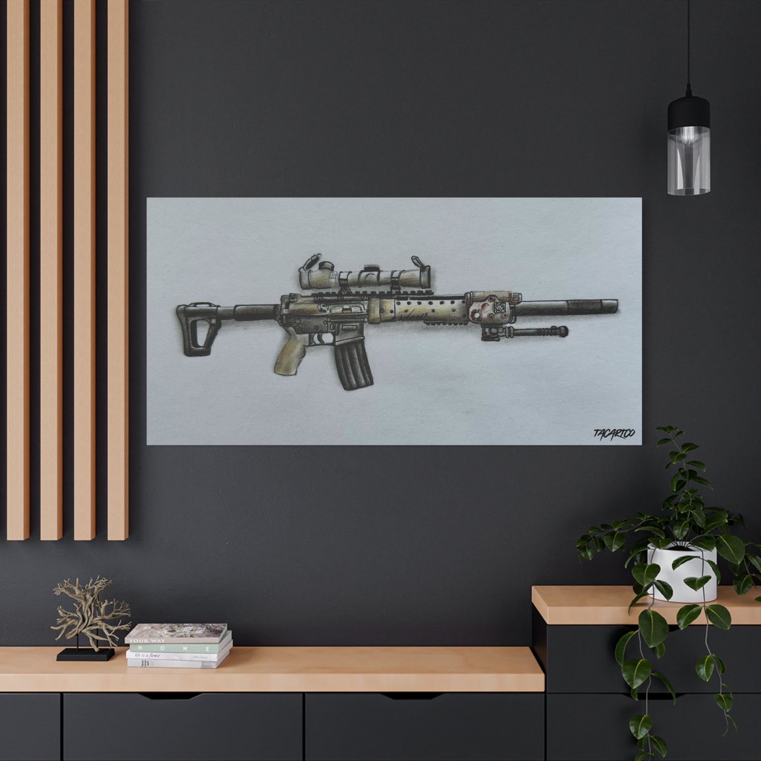 MK12 Mod H – Recce Rifle Canvas Print
