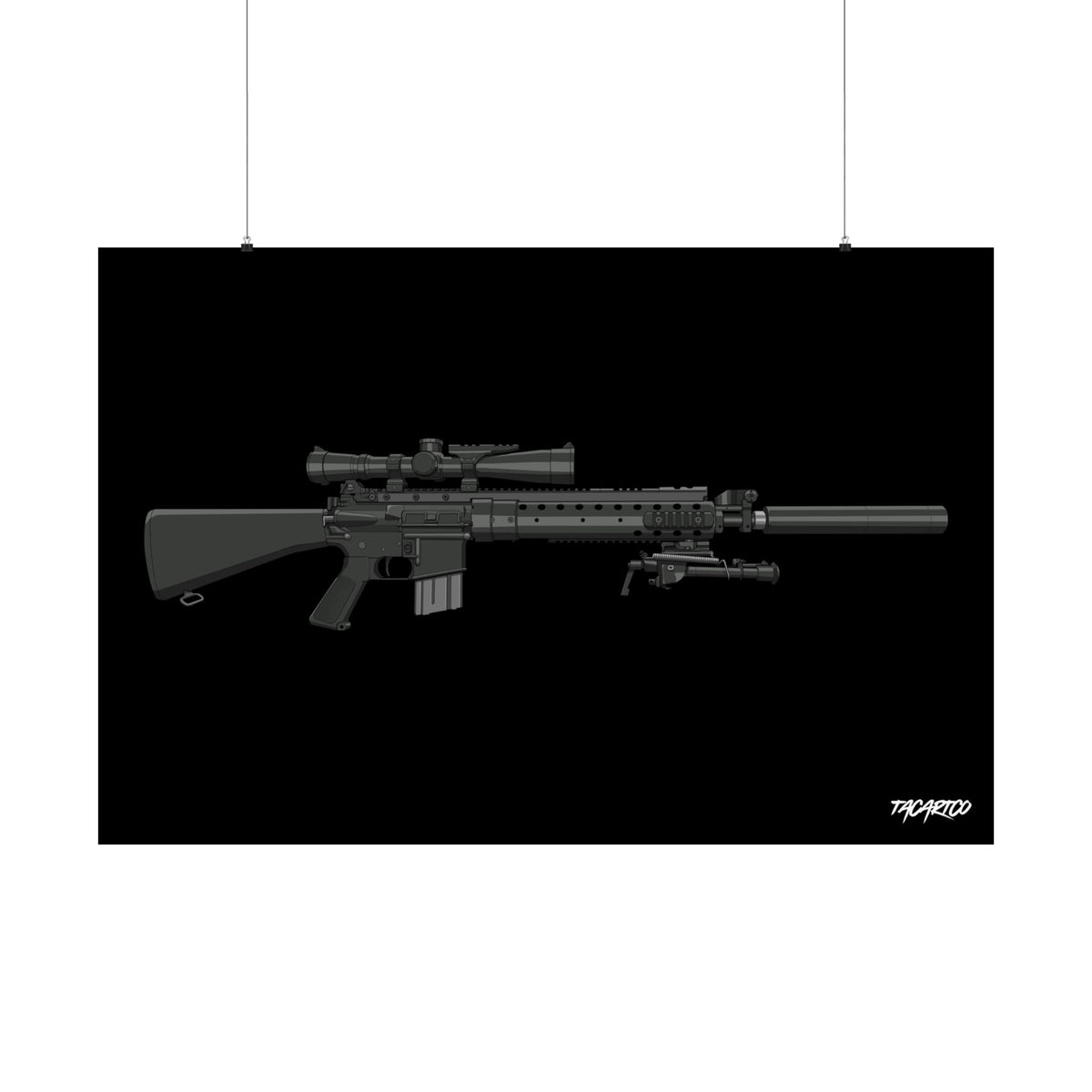 MK12 - Matte Poster (Black Background)