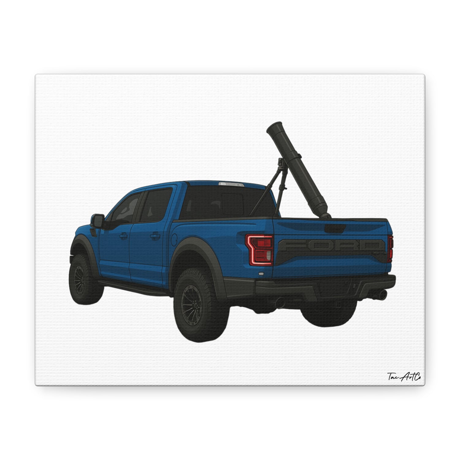 Heavy Payload – Raptor Mortar Rig Canvas Print