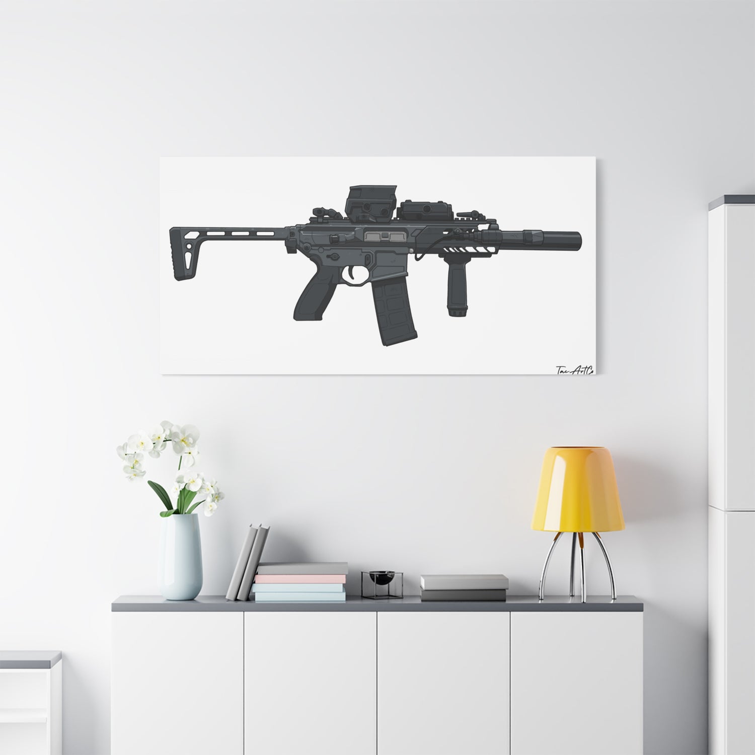 SIG MCX – Compact Rifle Canvas Print