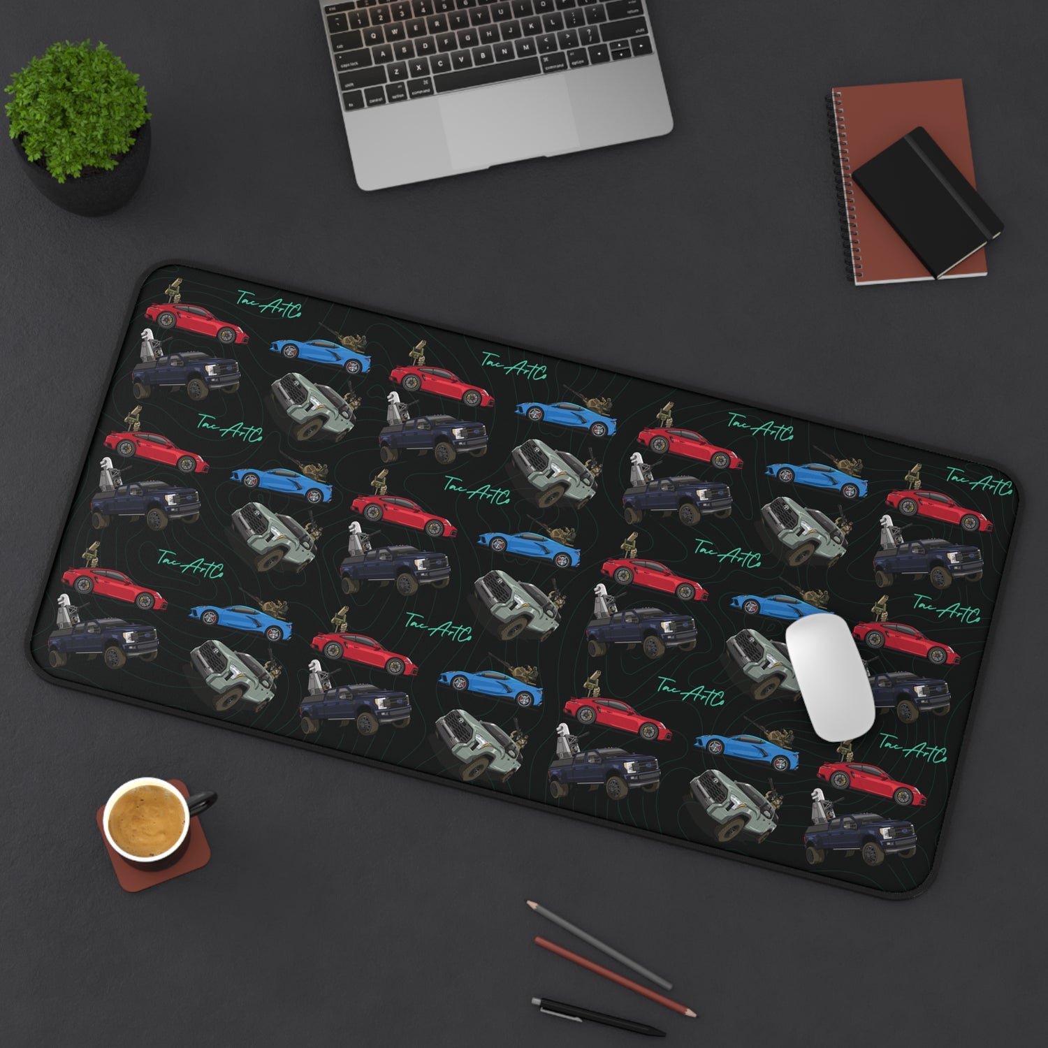 Technical Pattern - Desk Mat