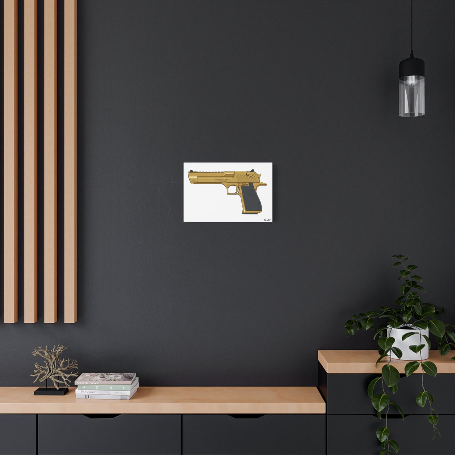 Desert Eagle Gold – Canvas Print