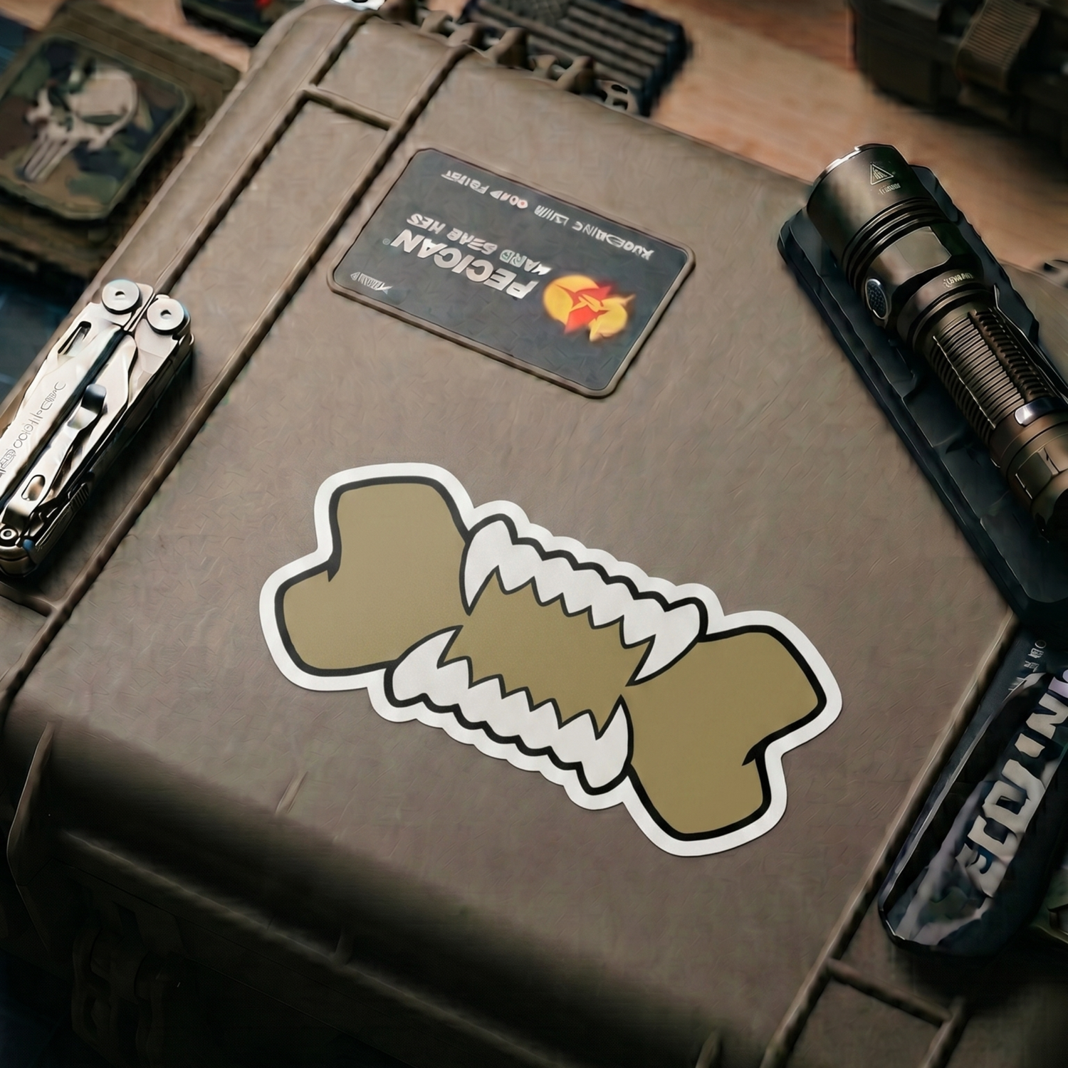 Bone & Teeth - Sticker