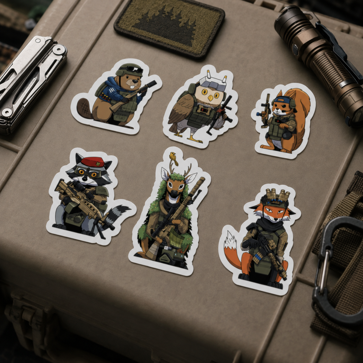 Delta Forest Unit - Sticker Sheet
