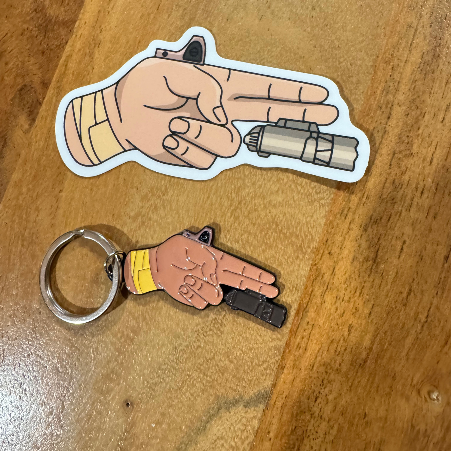 TacArtCo Finger Gun - Keychain