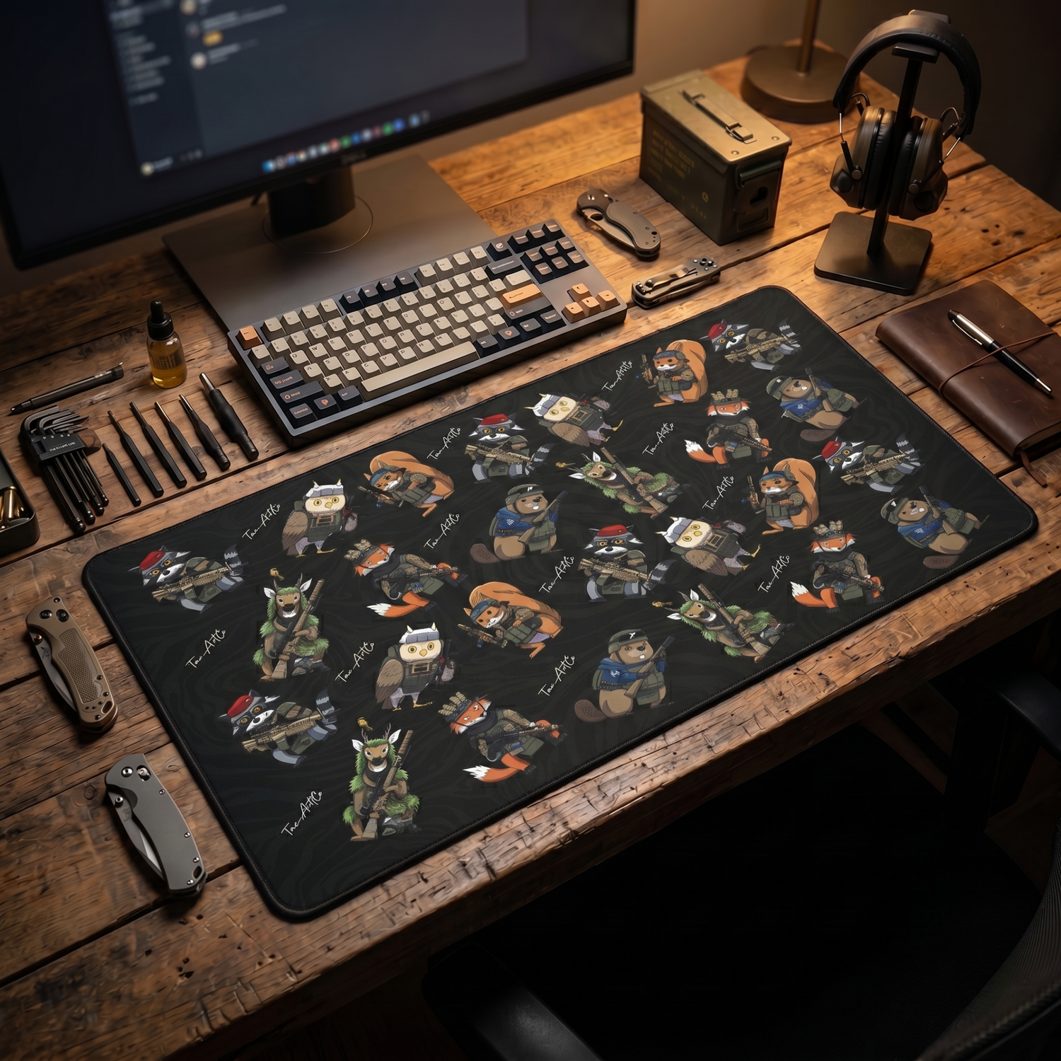 Delta Forest Unit Pattern - Desk Mat