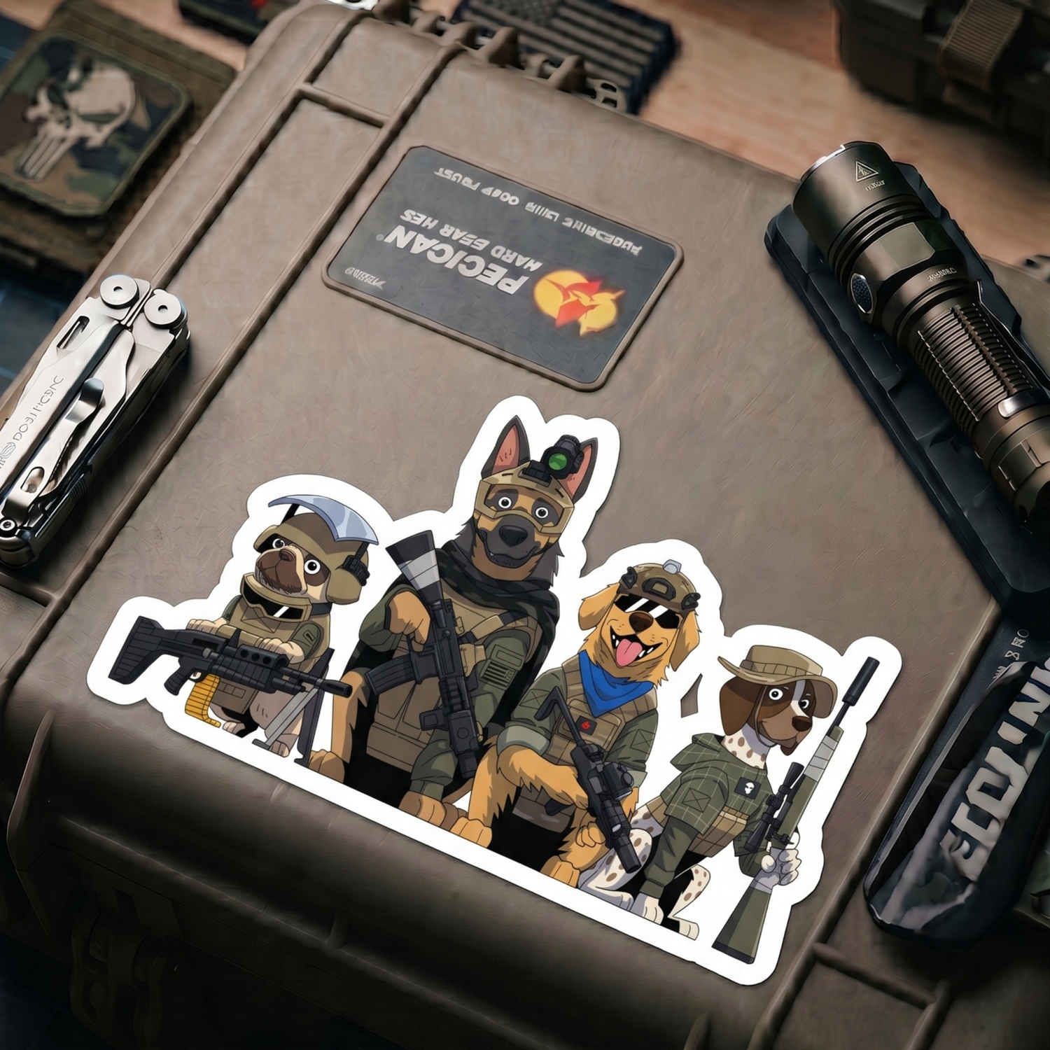 Dog Squad (Front) - Sticker