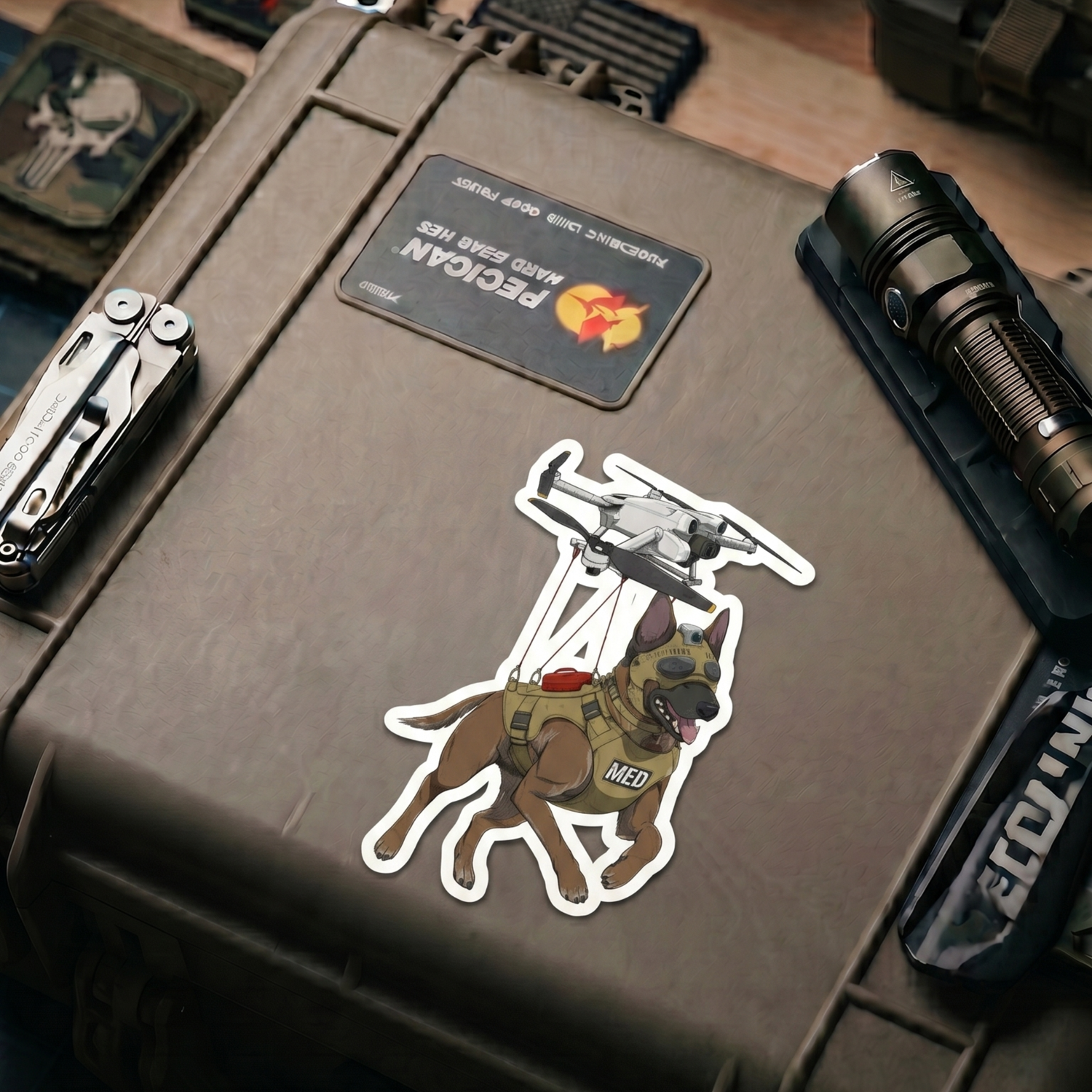 Drone Dog - Sticker