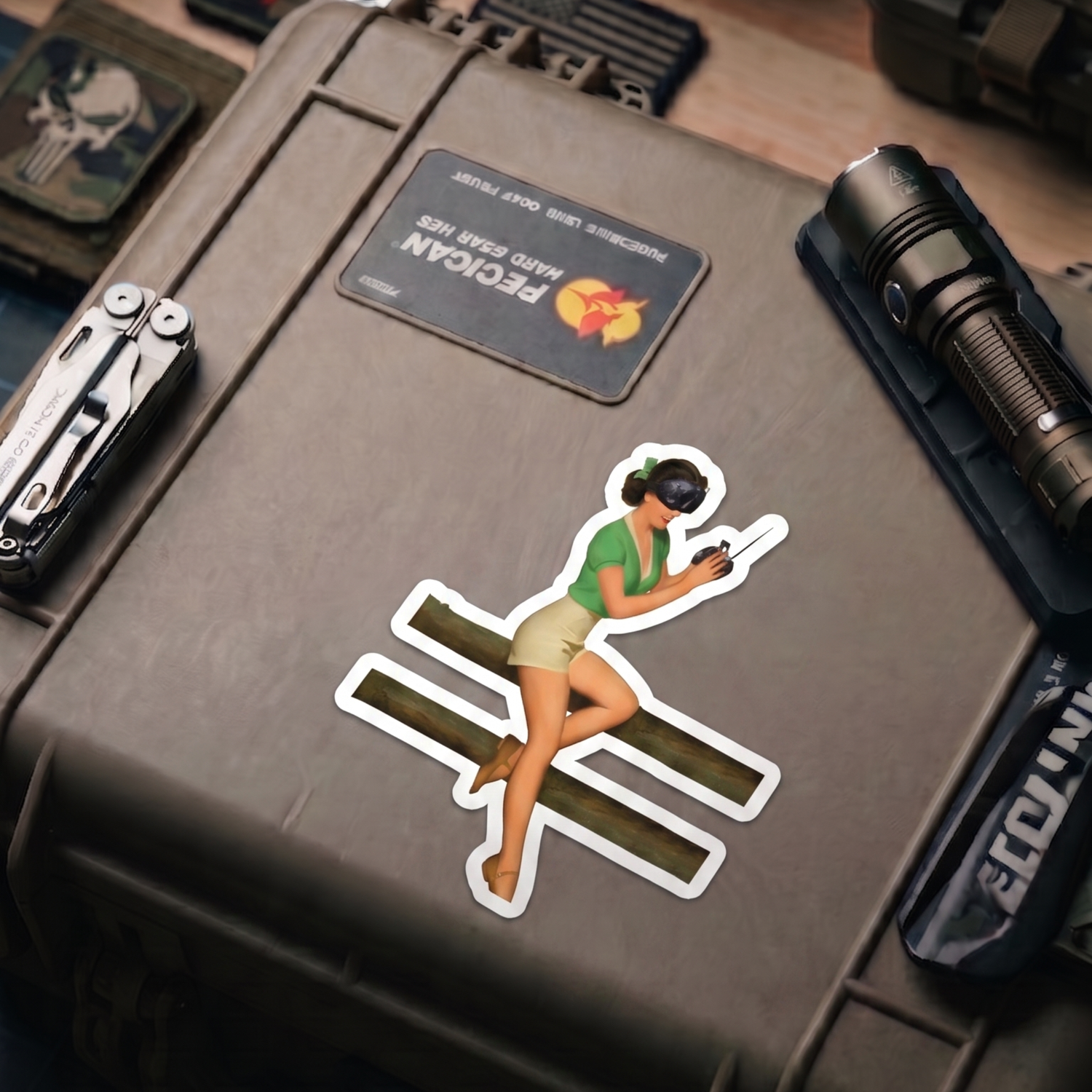 Drone Girl - Sticker