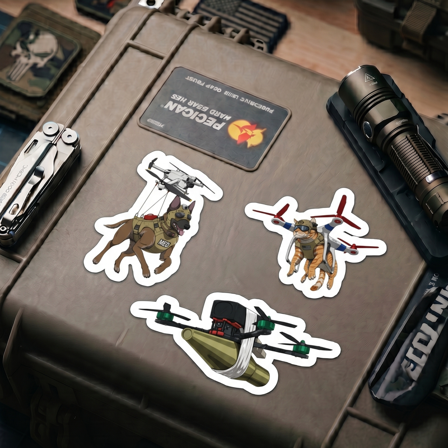 Drone v1 - Sticker Sheet