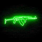 AK W/ Dong - Neon Sign (RGB LED)