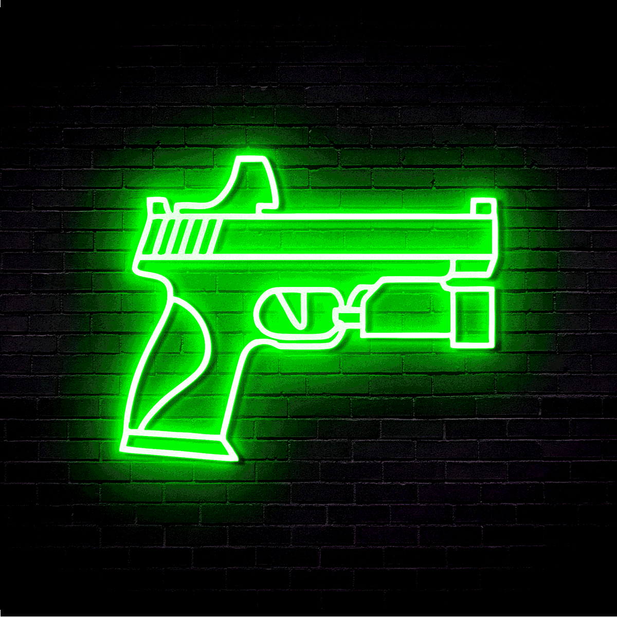Handgun v3 - Neon Sign (RGB LED) – TacArt