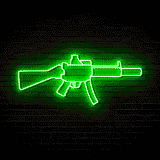 MP5 SD - Neon Sign (RGB LED)