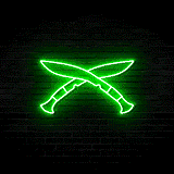 Kukri - Neon Sign (RGB LED)