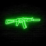 AK v4 - Neon Sign (RGB LED)