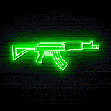 AK v1 - Neon Sign (RGB LED)