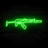AK v5 - Neon Sign (RGB LED)