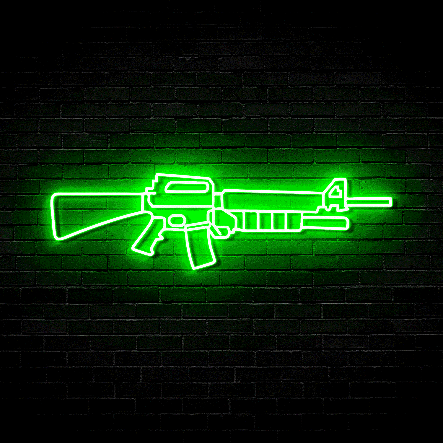 M16A2 M203 - Neon Sign (RGB LED)