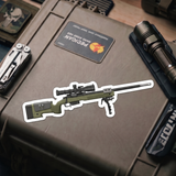 M40A5 USMC Sniper Rifle Sticker