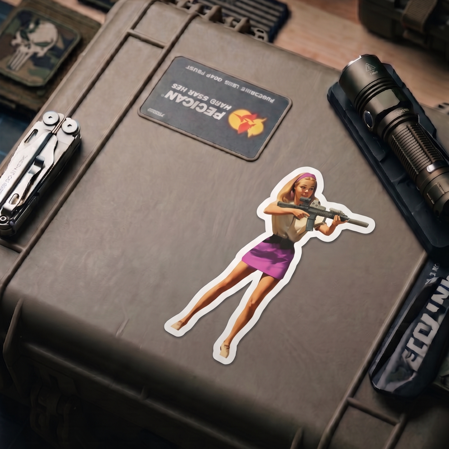 Mk18 Girl - Sticker