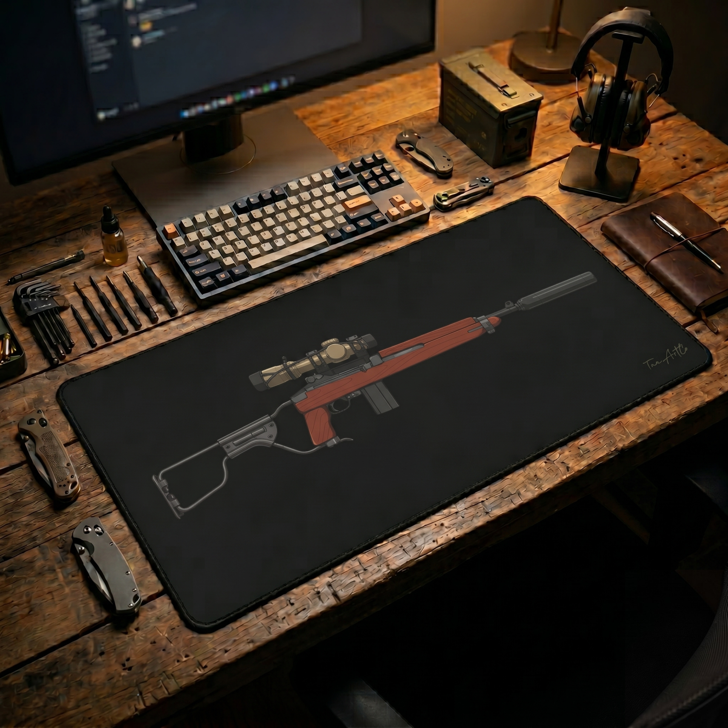 Modernized M1 Carbine - Desk Mat