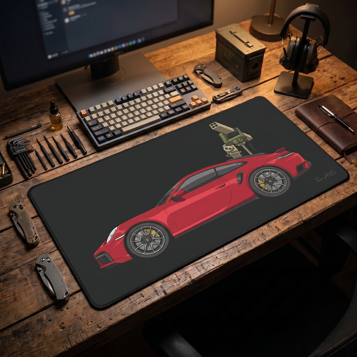Porsche 911 Technical – Desk Mat